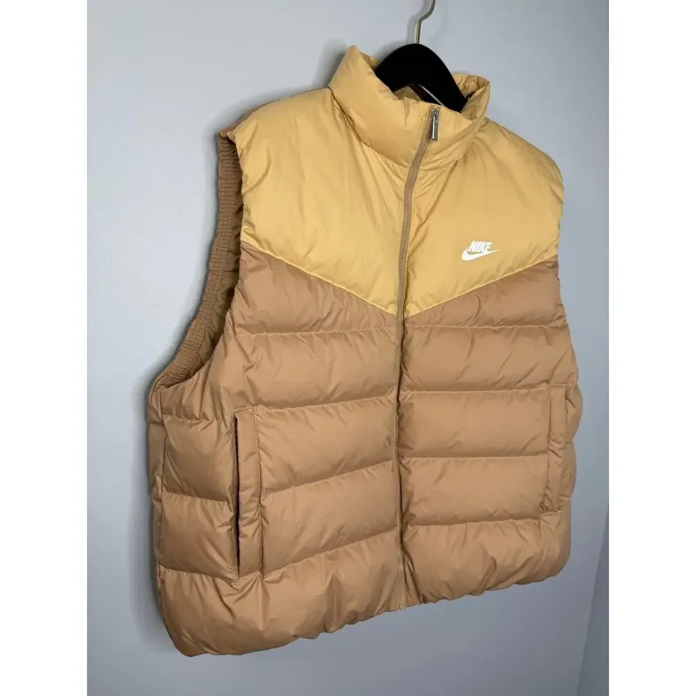 Nike Sportswear Therma-FIT Windrunner Women's Down Vest Hemp/Sesame/White XXL
